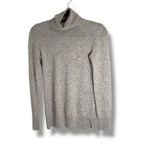 Nordstrom Signature Gray Cashmere Turtleneck Size Small